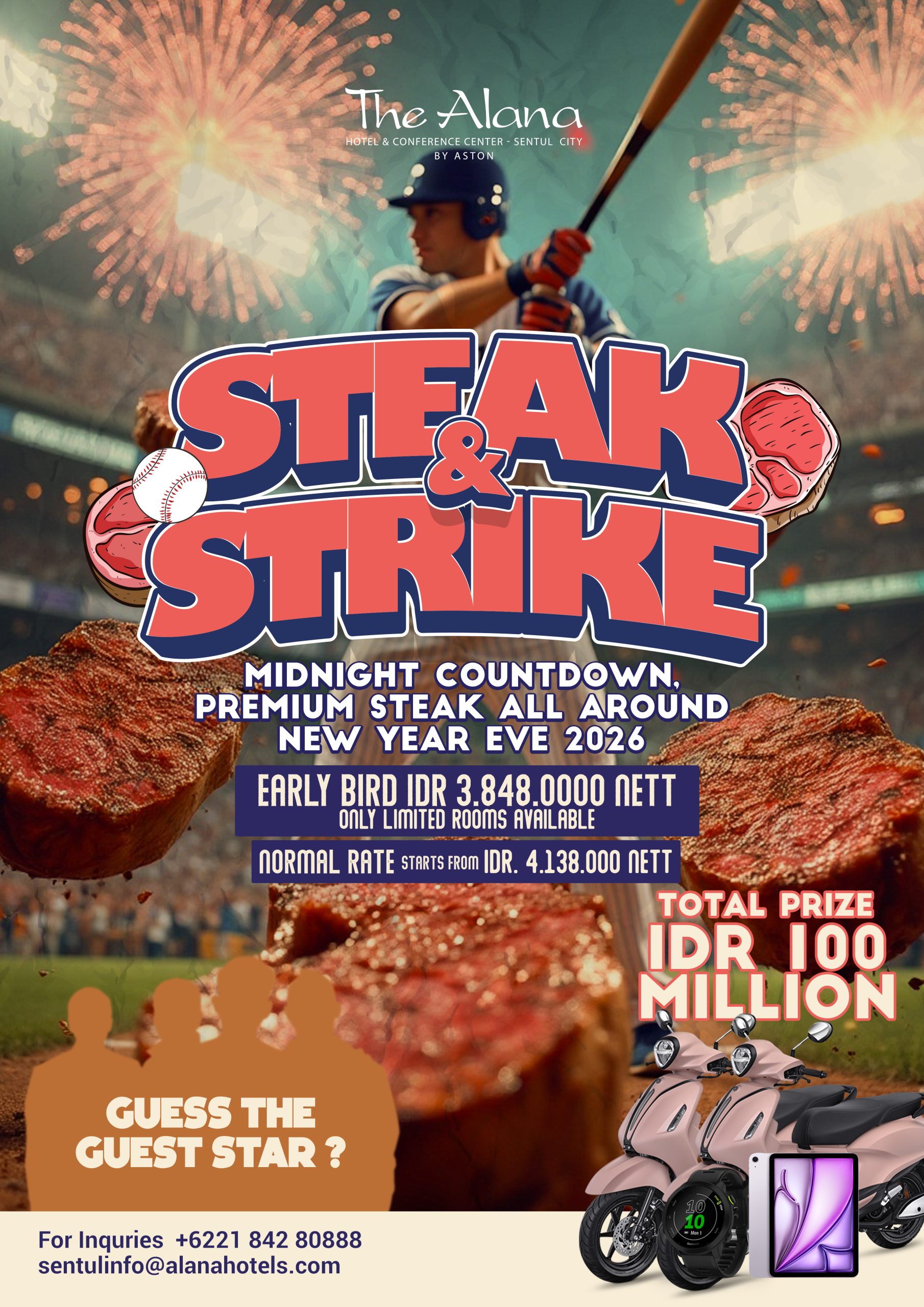 Rayakan Tahun Baru 2026 Di The Alana Sentul, Siap-Siap Bawa Pulang Hadiah 100 Juta!